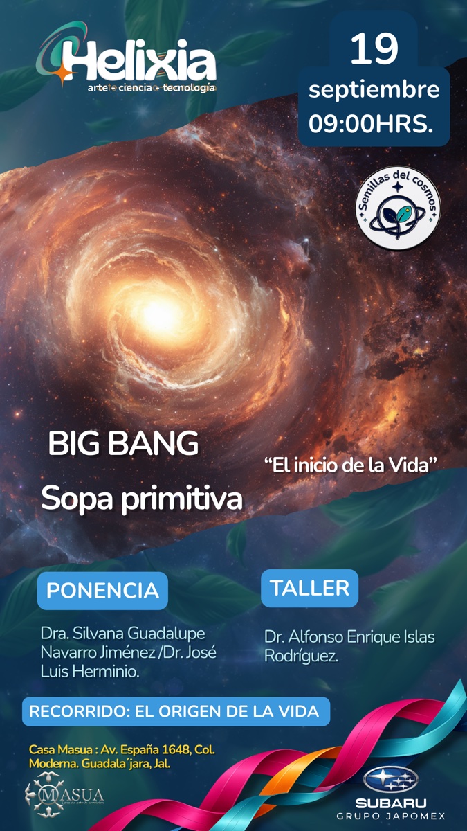 Afiche 19 Septiembre - Big Bang y Sopa Primitiva