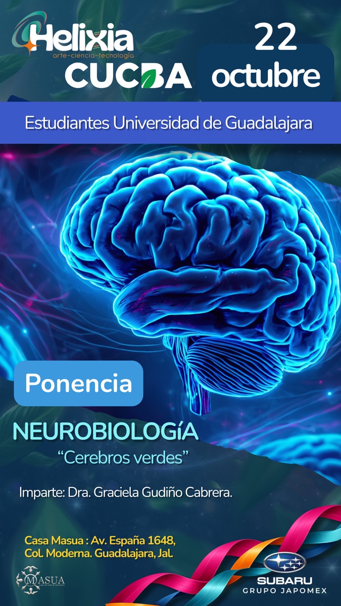 Afiche 22 Octubre - Neurobiología Cerebros Verdes